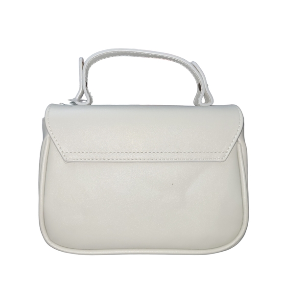 Bella Russo Light Grey Handbag w/Optional Chain - Picture 7 of 7